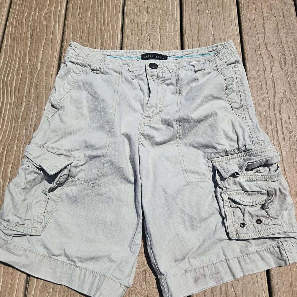 Aéropostale Beige Utility Cargo Shorts